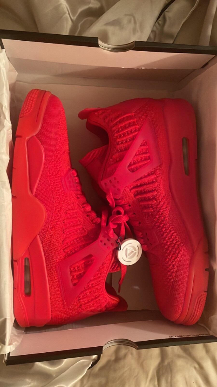 UK10 Nike Air Jordan 4 Flyknit University Red DS New | eBay UK